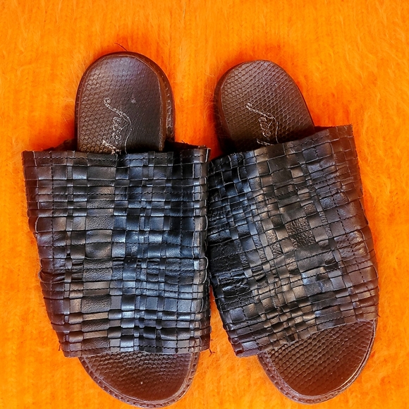 Free People Idlewild Footbed Sandals Size 38 - Picture 2 of 8